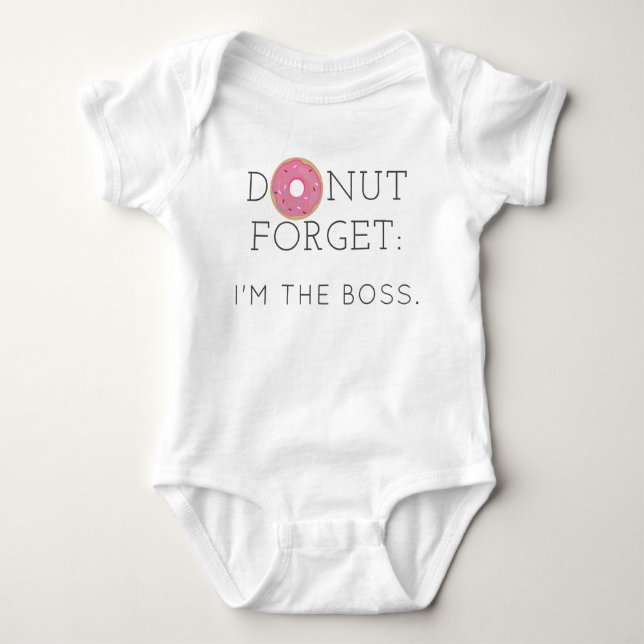 Body Bouteille moderne Donut Oubliez Baby bodysuit une  (Devant)