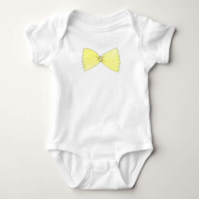 Body Bow Cravate Pasta Baby Bowtie Italienne Cuisine al (Devant)