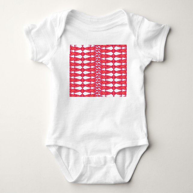 Body Bowties rouges et roses (Devant)