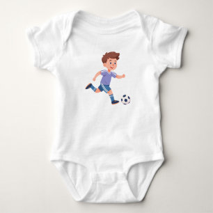 Body Boy Kicking balle de soccer - Active Kids Soccer