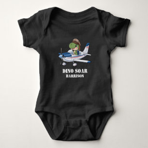 Body Boys Cute Blue Avion Dinosaur Enfants 1er annivers