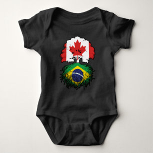 Body Brésil Brésil Brésil Canada drapeau des racines de