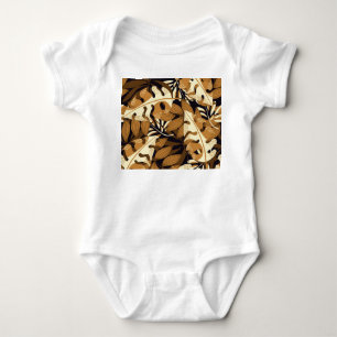 Body Bright Tropical Feuilles Dark Motif