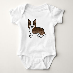 Body Brindle Cardigan Welsh Corgi Cartoon Chien