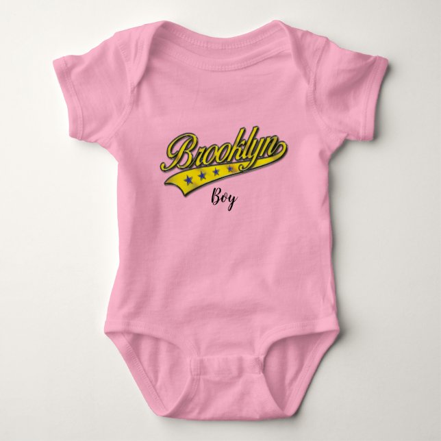 Body Brooklyn Gold Swoosh Design Modèle (Devant)