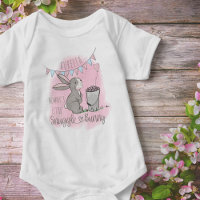 Brouille lapin mignon lapin et coeurs filles