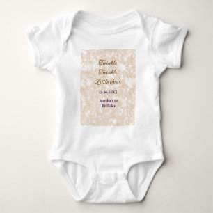 Body Brown pailleté scintille scintille petite étoile a