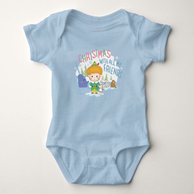 Body Buddy l'Elfe Noël avec tous mes amis (Devant)