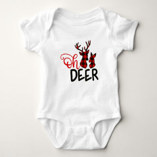 Body Buffalo Plaid Oh Deer T-Shirt
