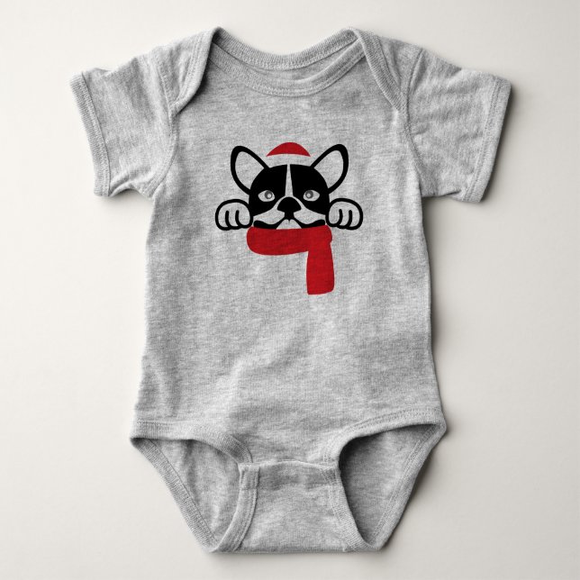 Body Bulldog Père Noël (Devant)