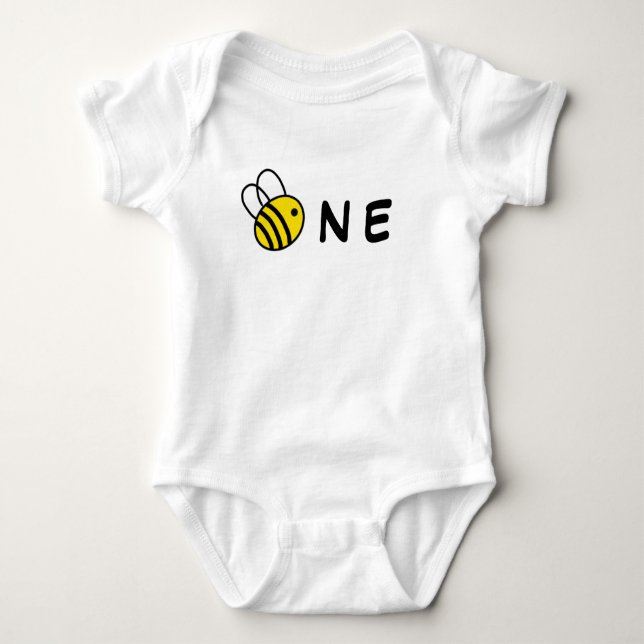Body Bumble Bee Anniversaire 1er (Devant)