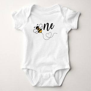 Body Bumble Bee First Birthday Outfit for girl