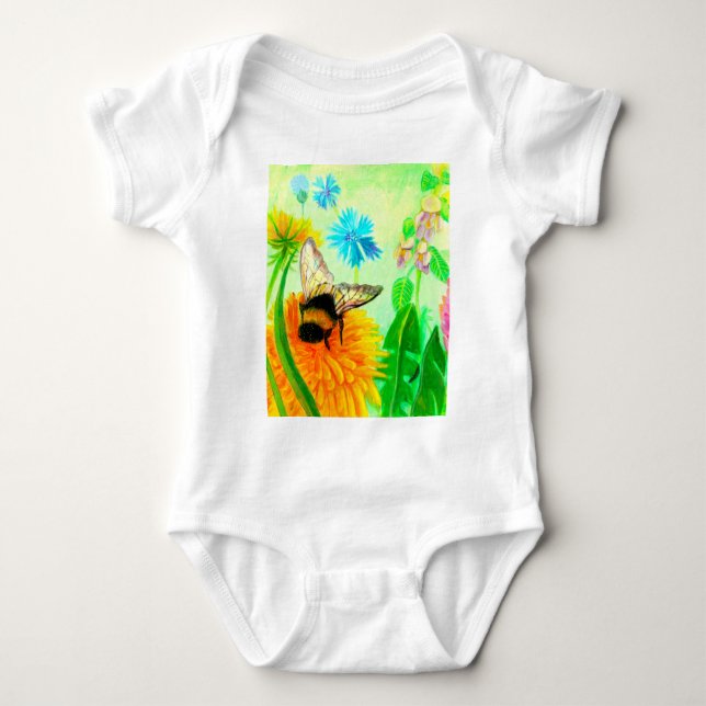 Body Bumblebee sur le pandelion (Devant)