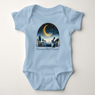 Body Bunny de Pâques Nightsky Moon Bleu