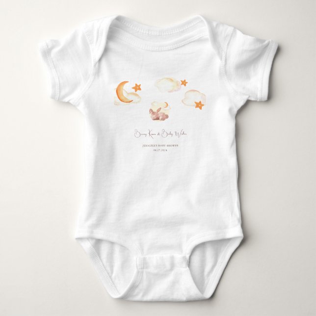 Body Bunny Dreams Baby shower neutre (Devant)