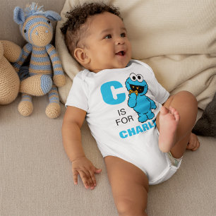 Body C est pour Cookie Monster Ajouter Votre Nom