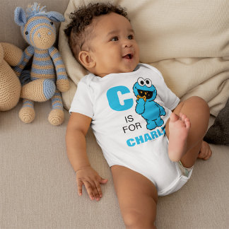 Body C est pour Cookie Monster | Ajouter Votre Nom