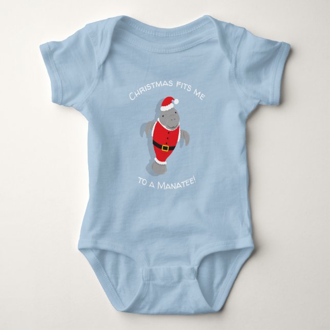 Body Ça me convient à un Manatee drôle de Noël nouveaut (Devant)