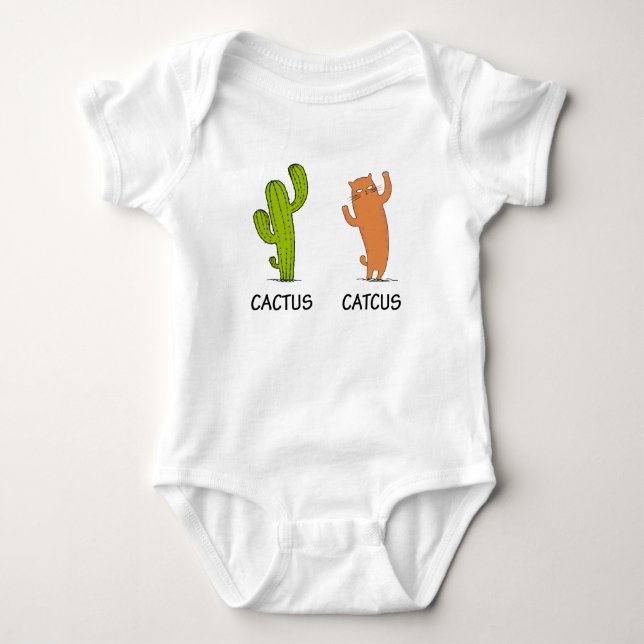 Body Cactus Catcus, Drôle cadeau de chat, Cactus & Amou (Devant)