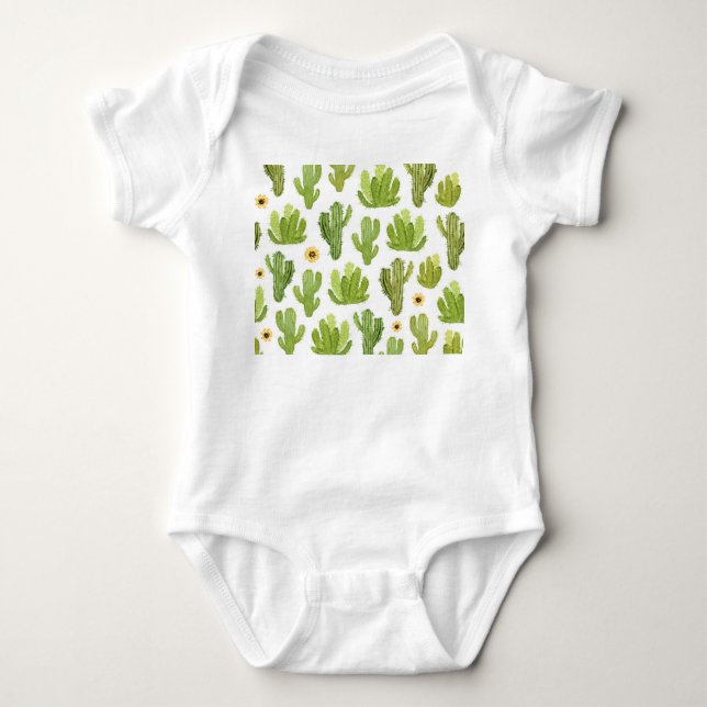 Body Cactus du désert vert : Aquarelle transparente (Devant)