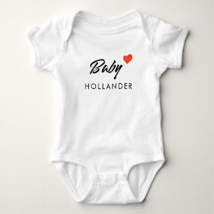 Body Cadeau de Baby Shower Prénom de Bébé Personnalis