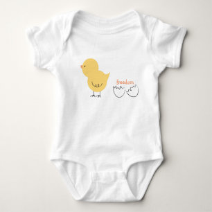 Body Cadeau de bébé - petit poussin