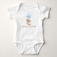 Cadeau de douche de bébé mignon Ourson et ballons