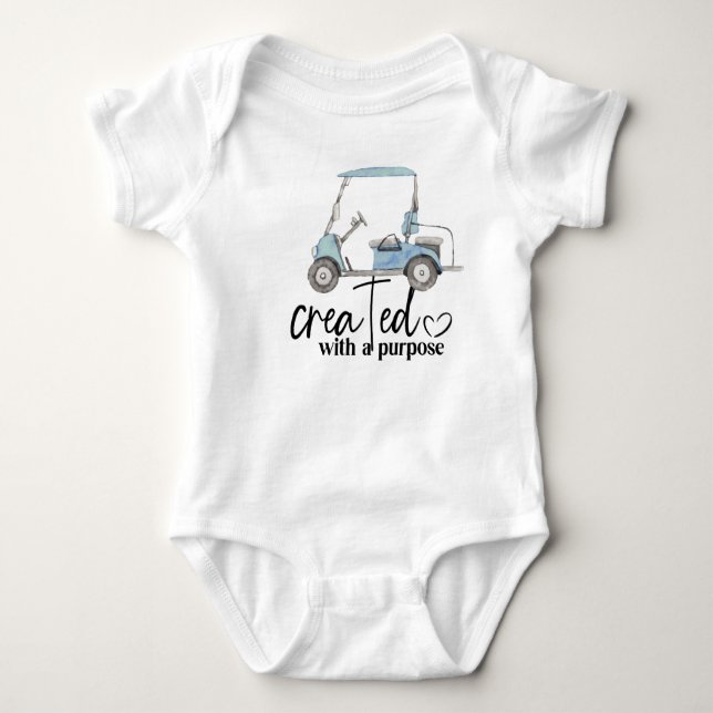 Body Cadeau de golf pour Baby shower Golfer Golf Panier (Devant)