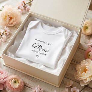 Body Cadeau de révélation de grossesse pour la fête des