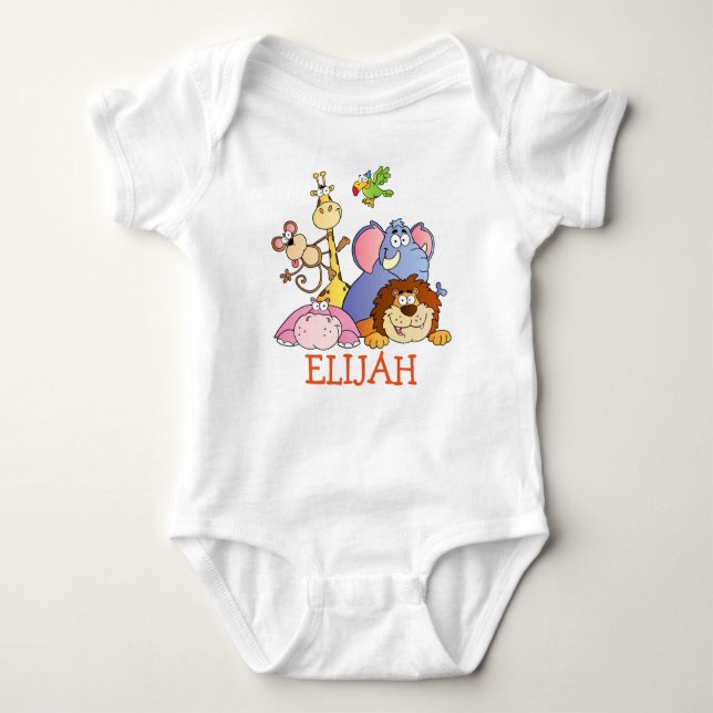 Body Cadeau de vêtements pour bébé garçon ELIJAH (Devant)
