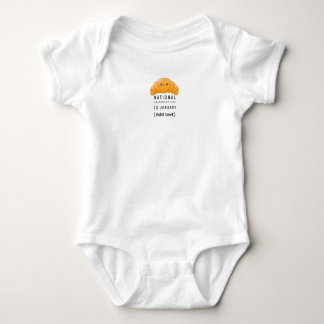 Body Cadeau drôle de Baby Shower "Petit Croissant" pour