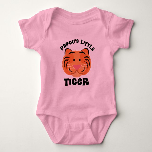 Body Cadeau mignon de petit tigre Papous (Devant)