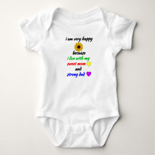 Body Cadeau Naissance Bébé Garçon Fille - Famille Maman