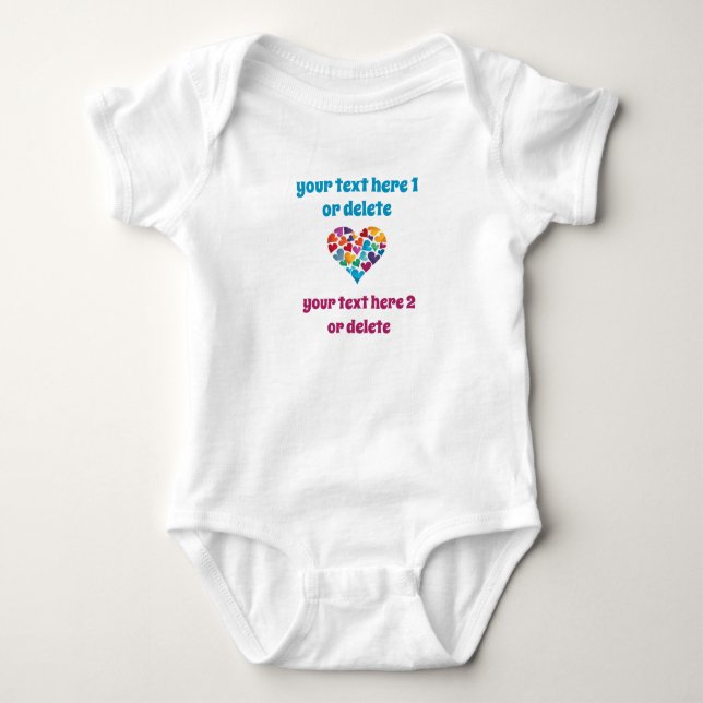 Body Cadeau personnalisé avec son propre texte, Bébé co (Devant)