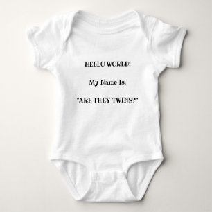 Body cadeau pour nouveau-né jumeaux nouveau-né bodysuit