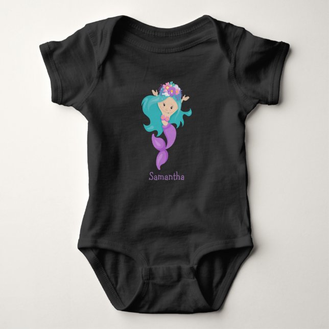 Body Cadeau Sirène Violette (Devant)