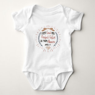 Body Cadeaux de Baby shower religieux   Citation de la