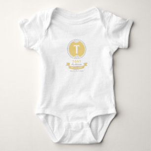 Body Cadeaux de bébé personnalisés avec monogramme
