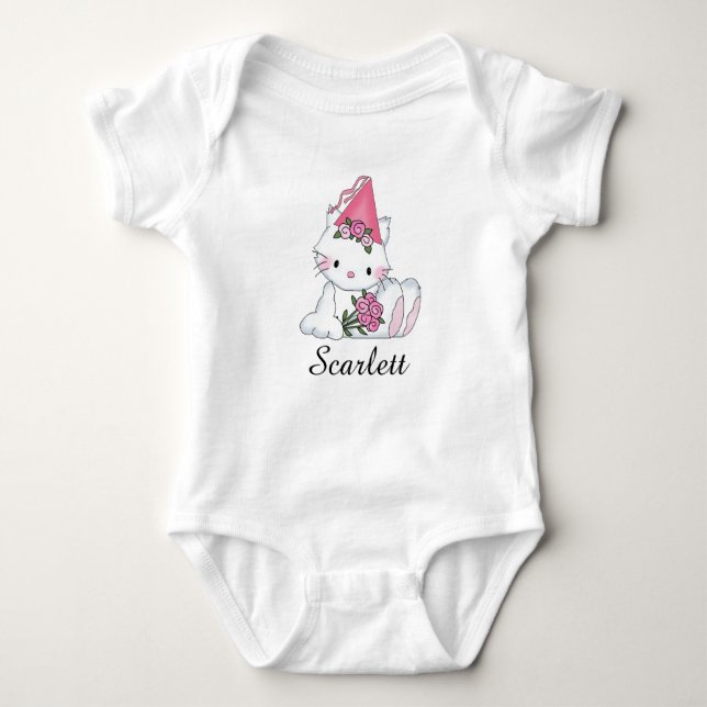 Body Cadeaux de bébé personnalisés de Scarlett (Devant)
