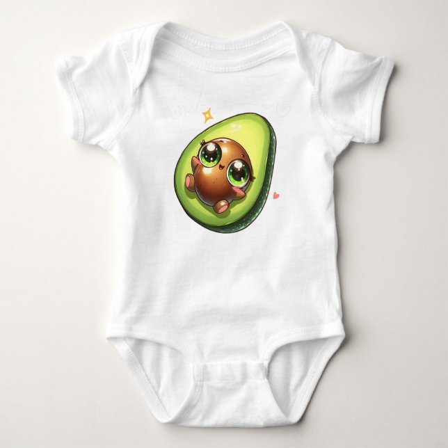 Body Cadeaux de fête de bébé douce avocat pour les tout (Devant)