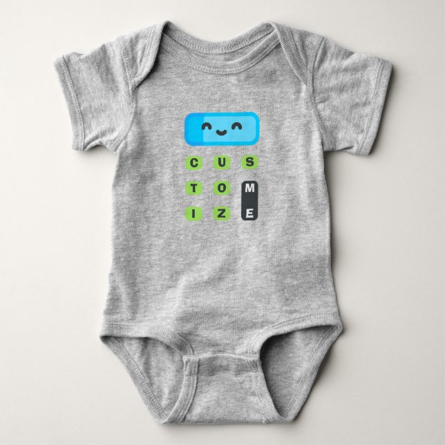 Body Calculatrice personnalisable Baby for Future Geniu (Devant)