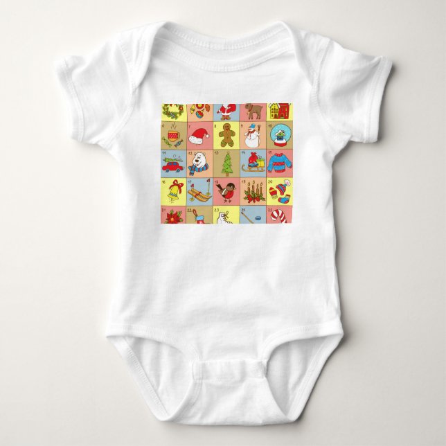 Body Calendrier de l'Avent de Noël : Collection d'éléme (Devant)