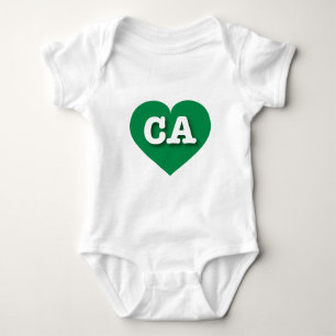 Body California Green Heart - J'aime CA