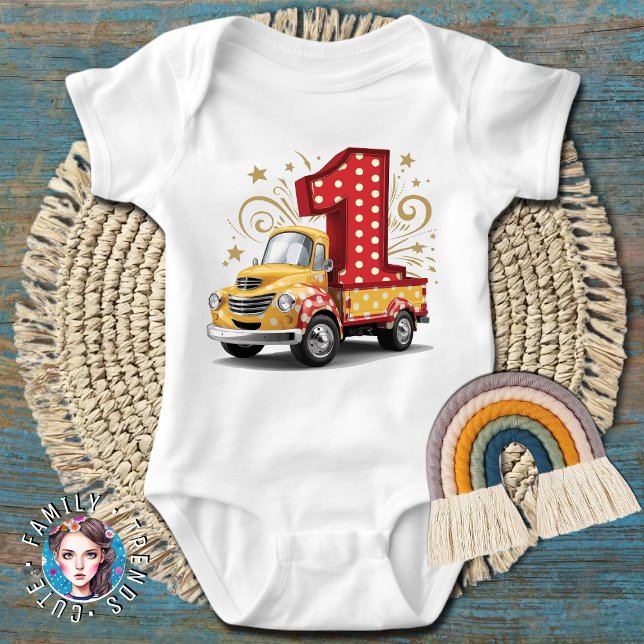 Body Camion à benne pour 1er anniversaire (Créateur téléchargé)