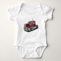 Camion marron de Kenworth w900