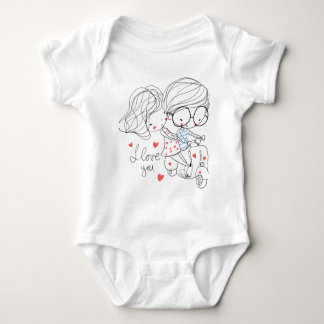 Body Camiseta de bebê ciclismo macacãozinhos