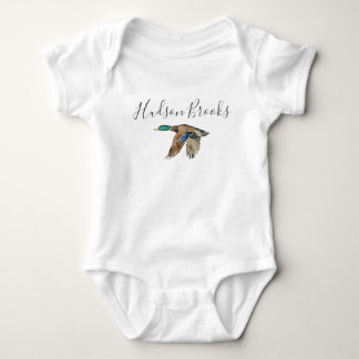 Body Canard colvert Onesie personnalisable avec monogra