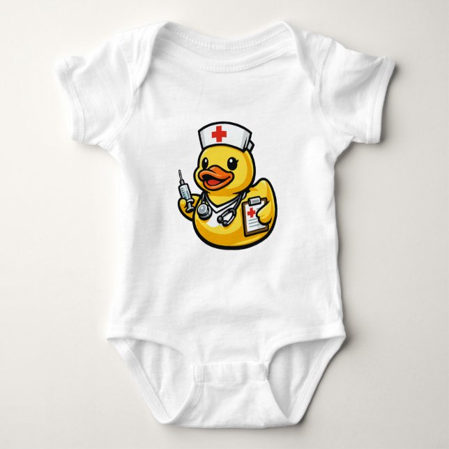 Body Canard en Caoutchouc Infirmière (Devant)
