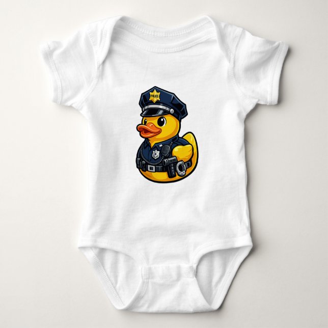 Body Canard en caoutchouc officier de police (Devant)