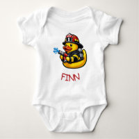 Canard en Caoutchouc Pompiers